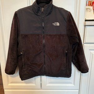 North Face Full Zip Black Fleece, Size Large